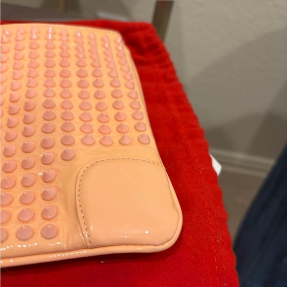 Christian Louboutin Pink Studded Loubiposh Clutch / shoulder bag - Picture 12 of 14